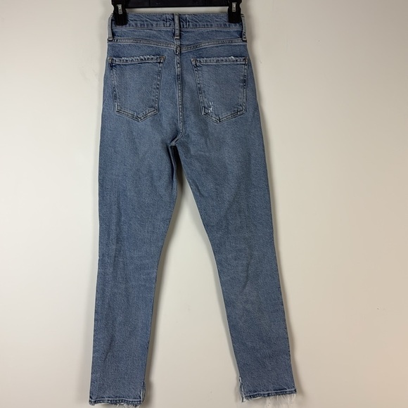 AGOLDE Denim Women's NICO High Rise Slim Fit Jeans button Fly Size 24 - Picture 4 of 10